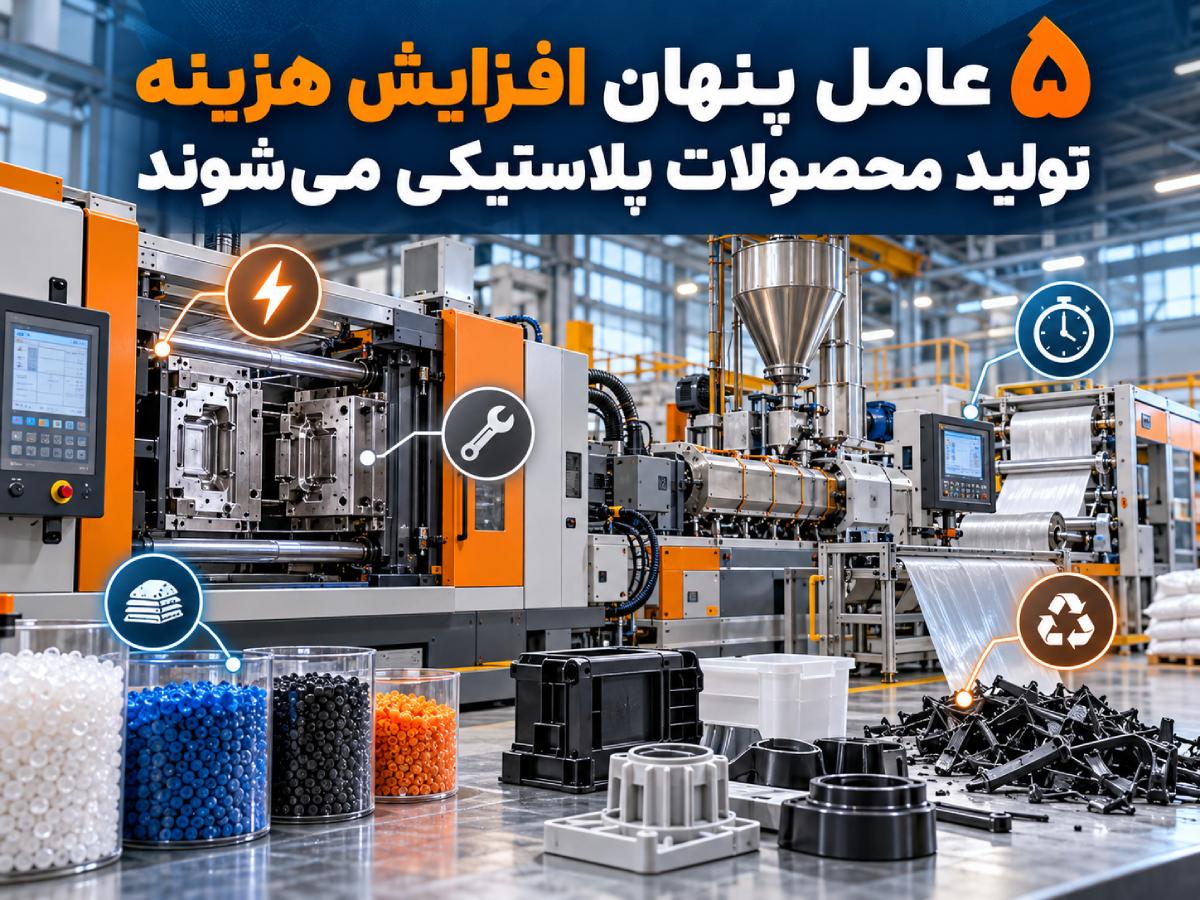 5 عامل پنهان که باعث افزایش هزینه تولید محصولات پلاستیکی می شوند