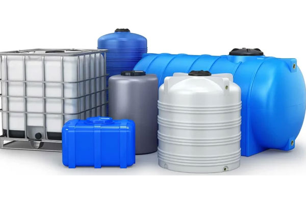 Plastic storage tanks